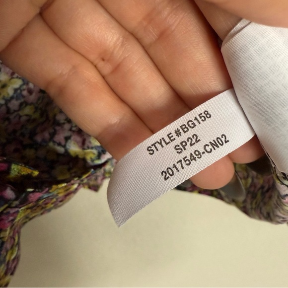 J.Crew x Liberty Fabric Cinched Waist Organic Cotton Top Size 6 Busy Izzy Print - Picture 10 of 10